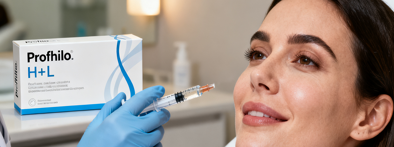 Healthcare professional preparing a medical aesthetics treatment